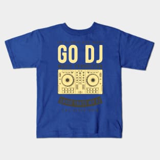 DJ Turntables Eat Sleep Spin Kids T-Shirt